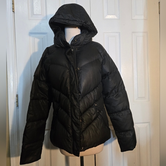 Nike Black 550 Down Puffer Jacket Coat Large - Picture 2 of 13